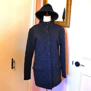 RALPH LAUREN navy quilted coat